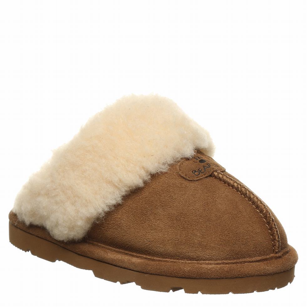 Bearpaw Loki Youth Pantoffels Kinderen Bruin | NTE1031YL