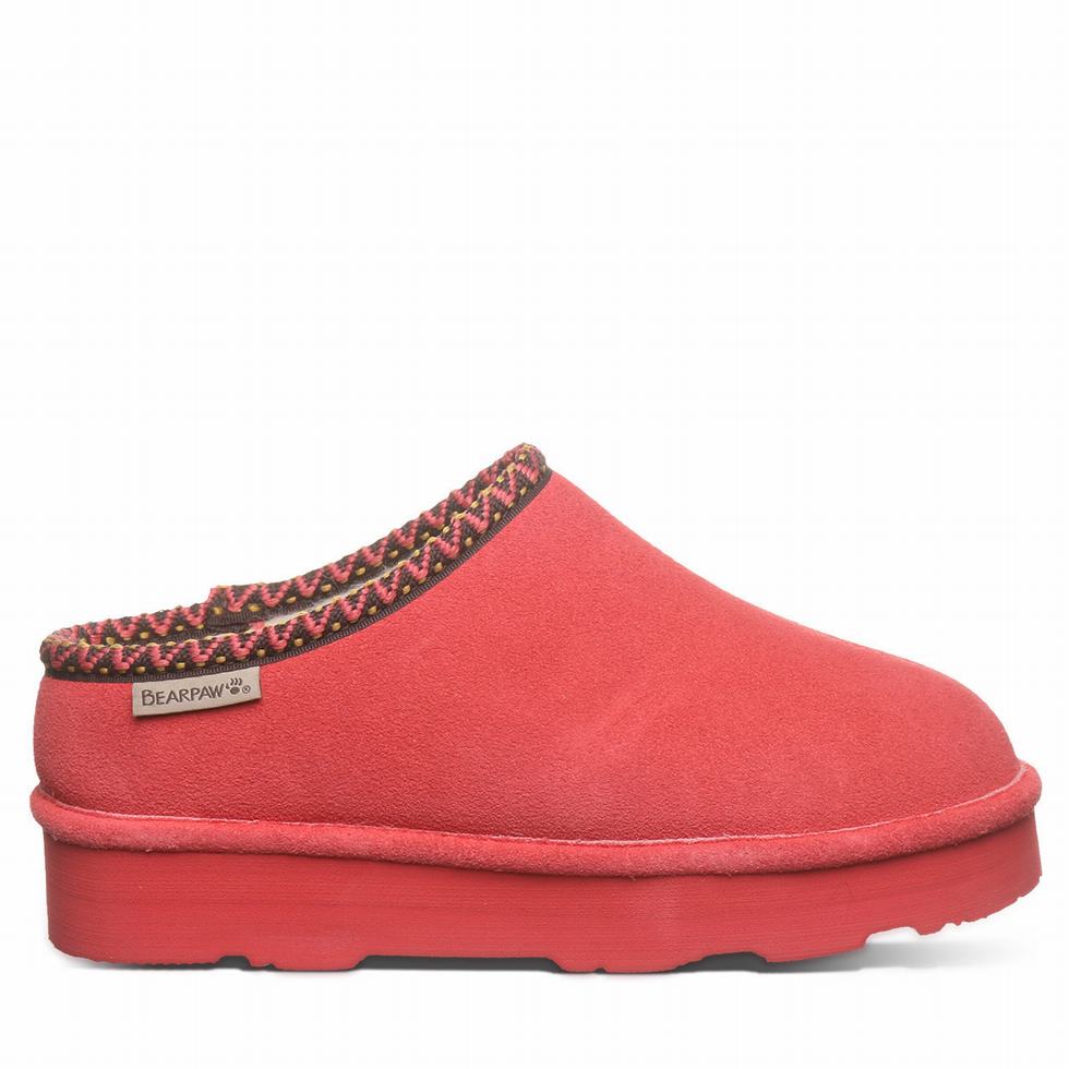 Bearpaw Martis Pantoffels Dames Rood | BJD7391PV