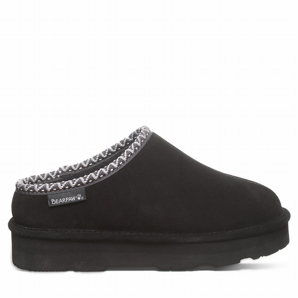 Bearpaw Martis Pantoffels Dames Zwart | WET6612YU