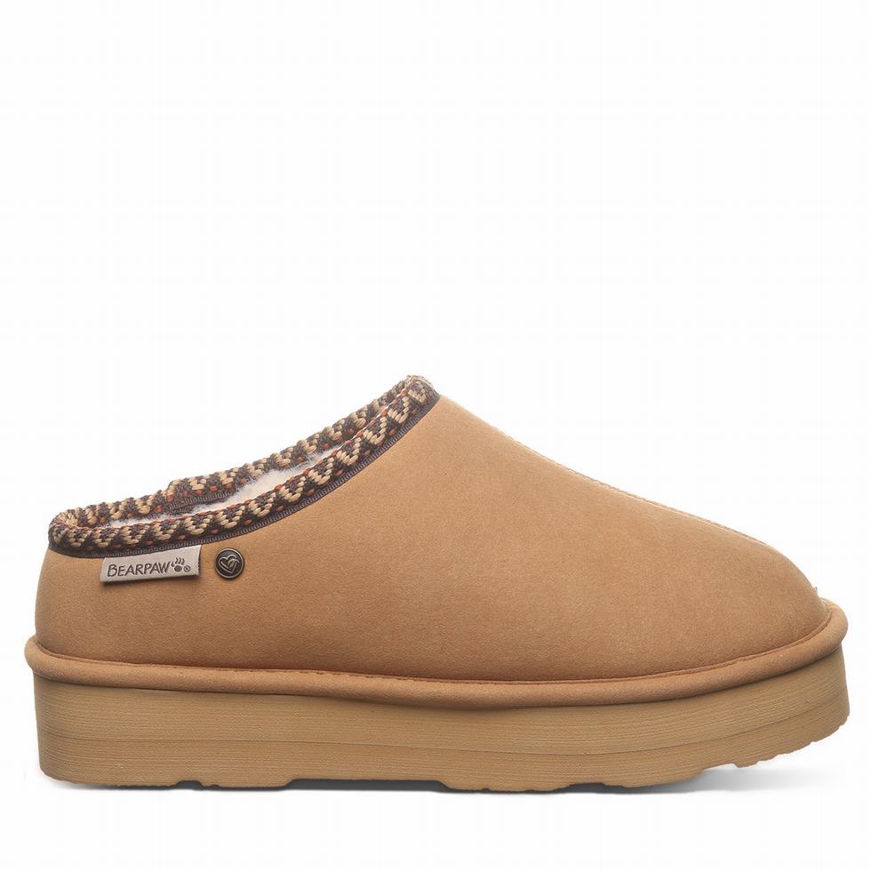 Bearpaw Martis Vegan Pantoffels Dames Bruin | YHZ6692VO