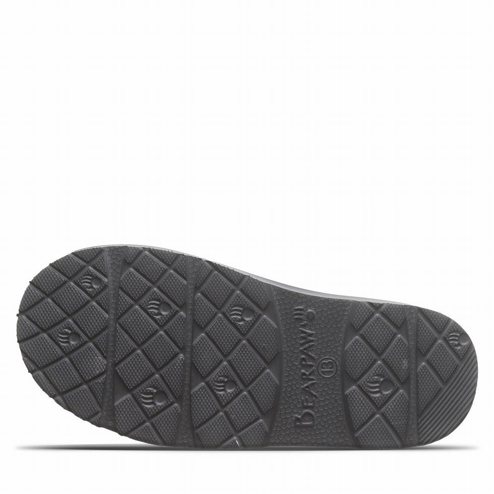 Bearpaw Martis Youth Pantoffels Kinderen Zwart | WPR8849GN