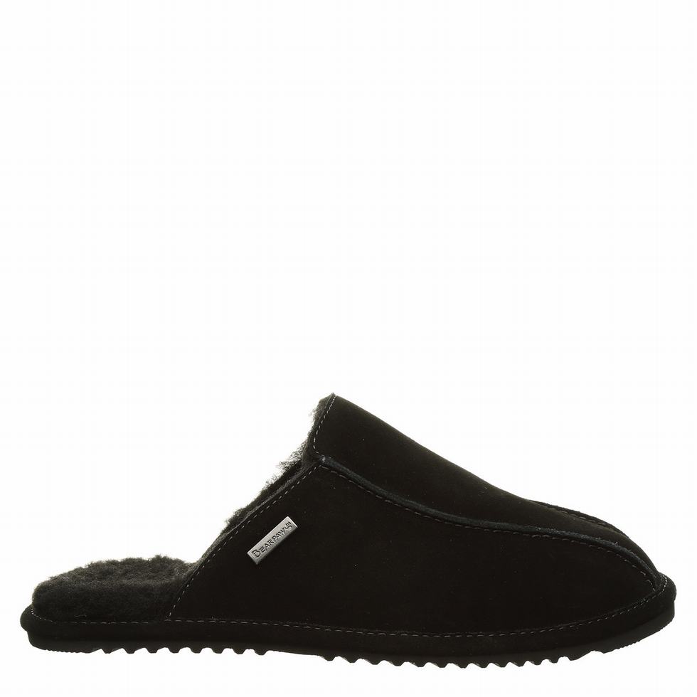 Bearpaw Pierre Pantoffels Heren Zwart | LLQ3996PV