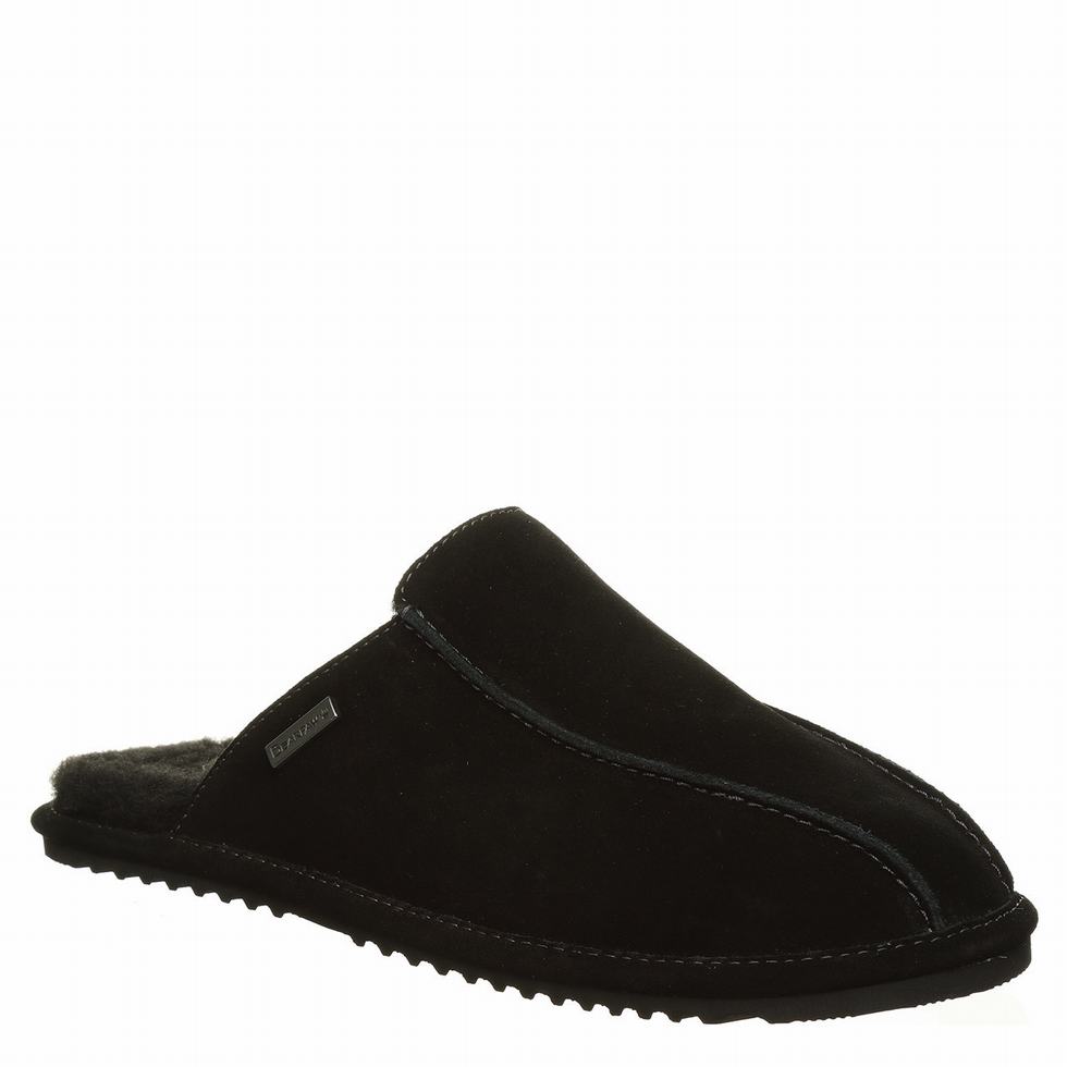 Bearpaw Pierre Pantoffels Heren Zwart | LLQ3996PV