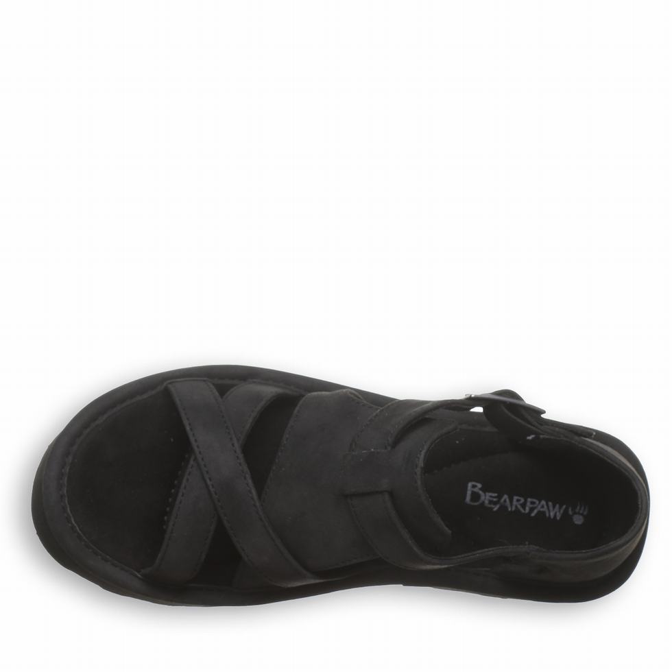 Bearpaw Pinnacle Sandalen Dames Zwart | FVX416LN