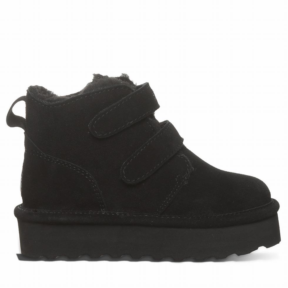 Bearpaw Retro Larisa Youth Laarzen Kinderen Zwart | IZJ4481DS