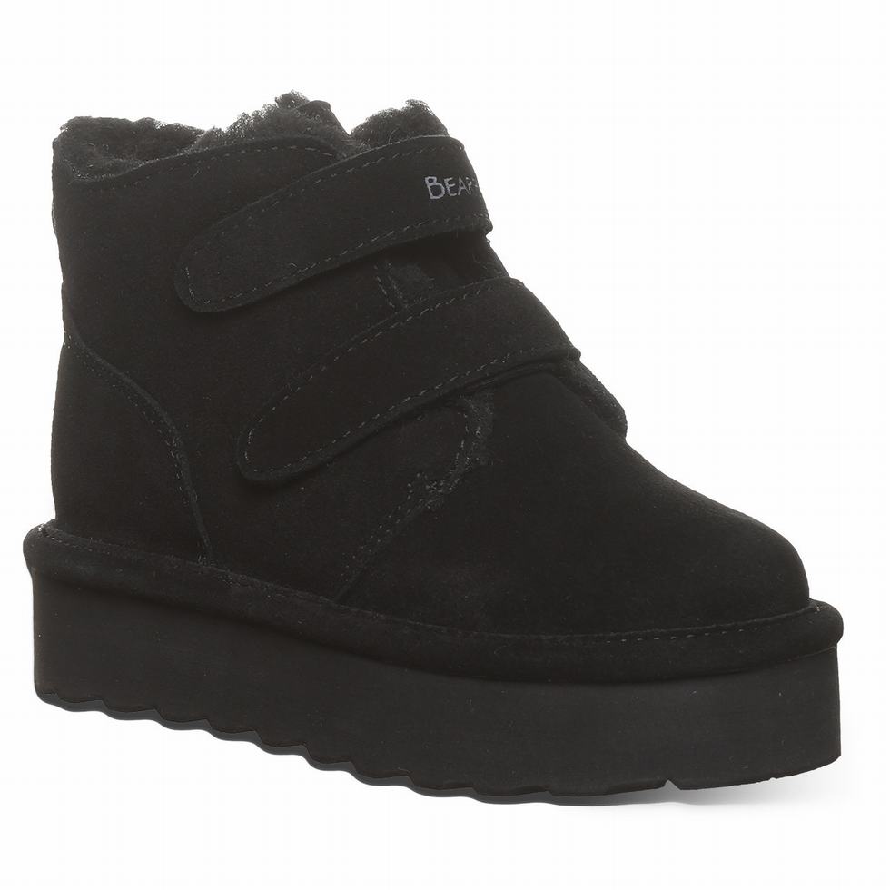 Bearpaw Retro Larisa Youth Laarzen Kinderen Zwart | IZJ4481DS