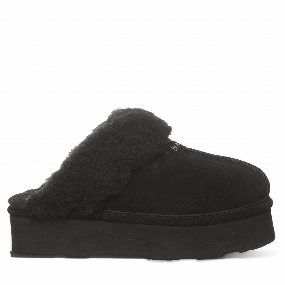 Bearpaw Retro Loki Pantoffels Dames Zwart | YSS2383QW