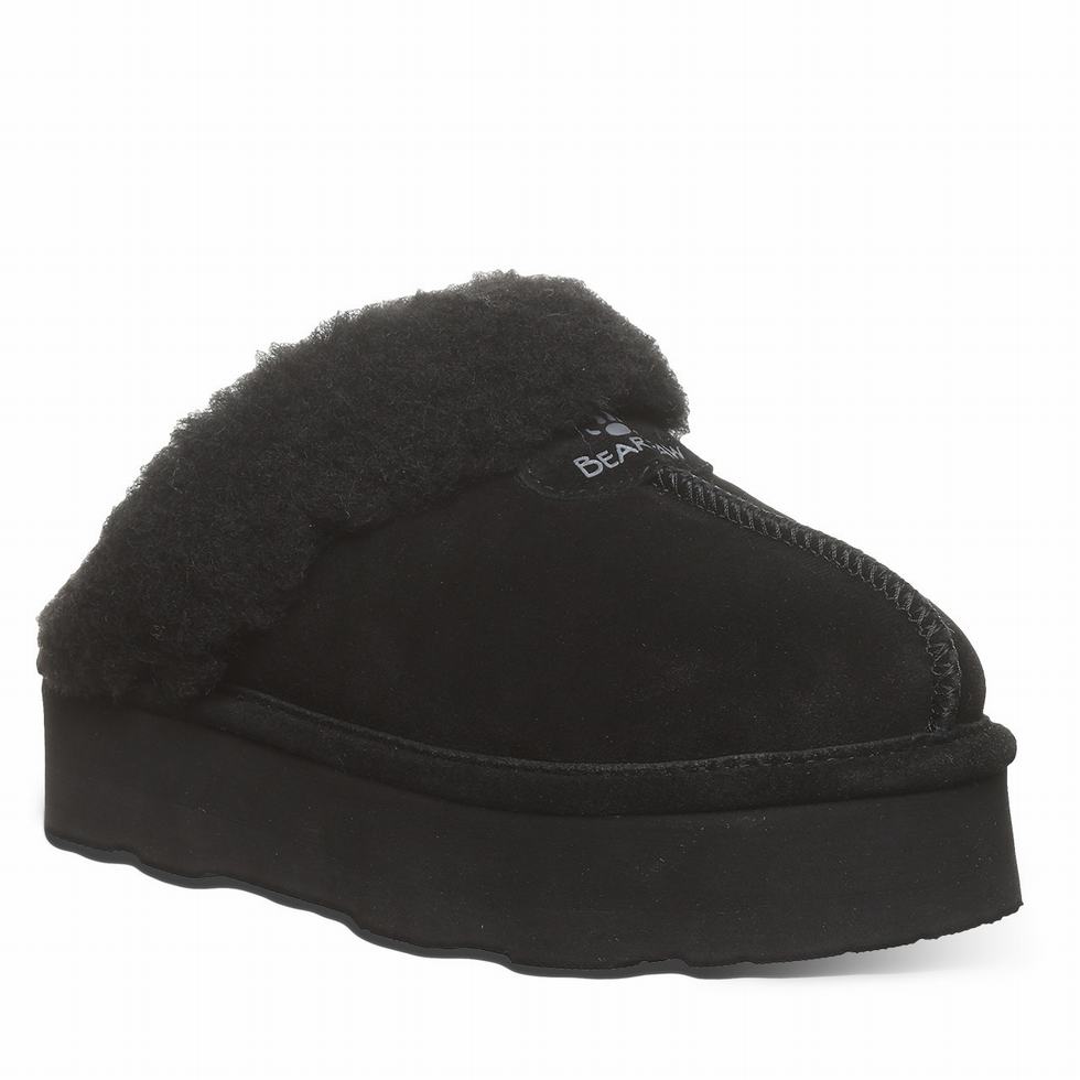 Bearpaw Retro Loki Pantoffels Dames Zwart | YSS2383QW