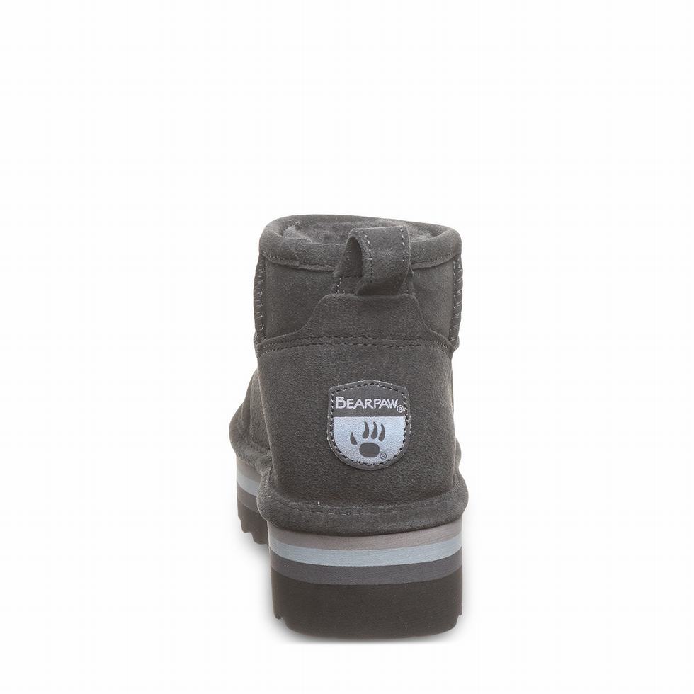 Bearpaw Retro Shorty Platform Laarzen Dames Grijs | GDV4374RM