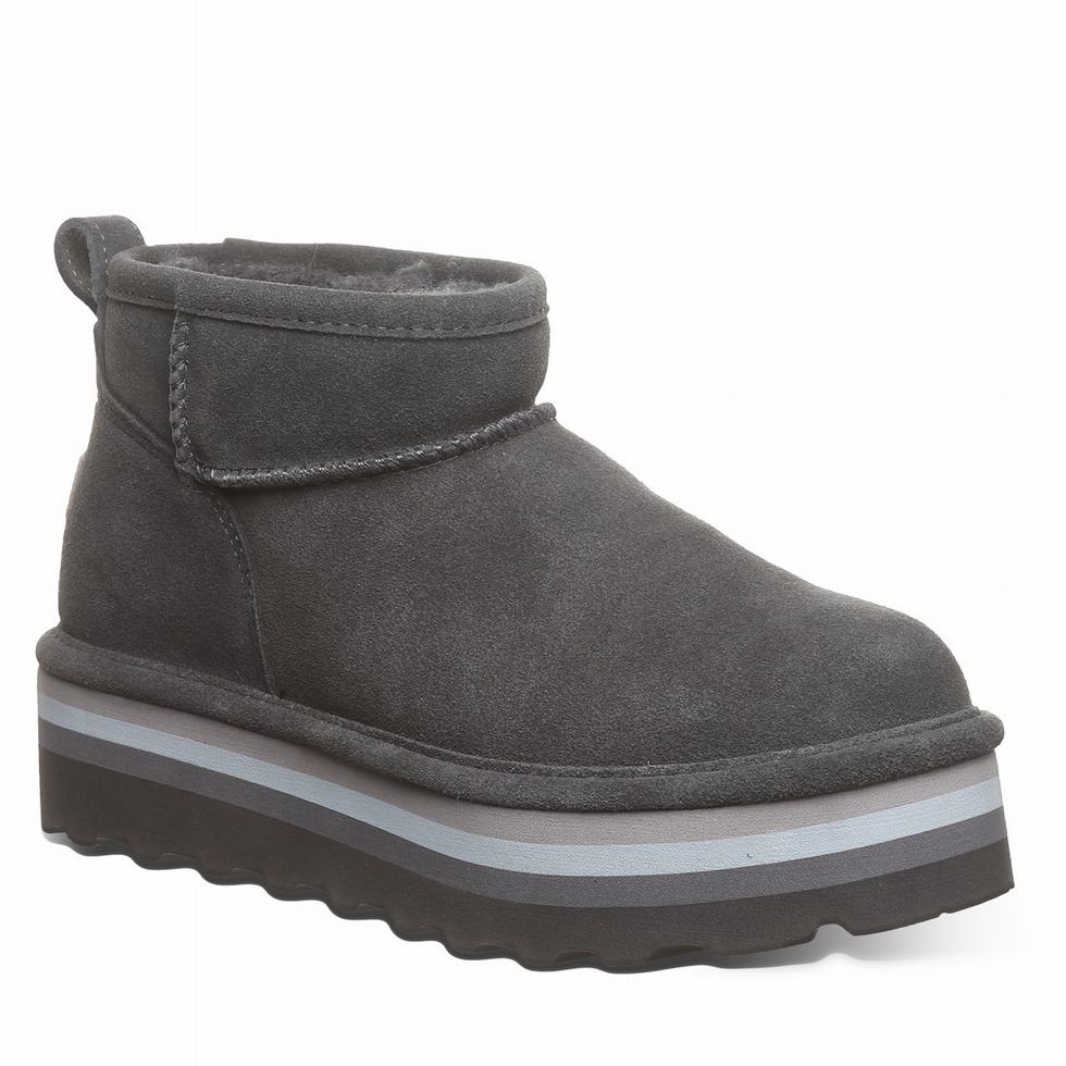 Bearpaw Retro Shorty Platform Laarzen Dames Grijs | GDV4374RM