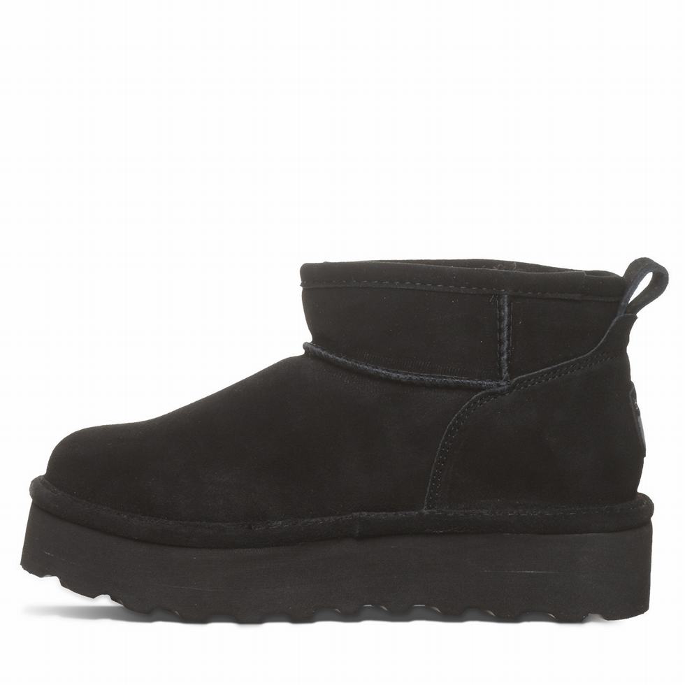 Bearpaw Retro Shorty Platform Laarzen Dames Zwart | HGY1494PZ