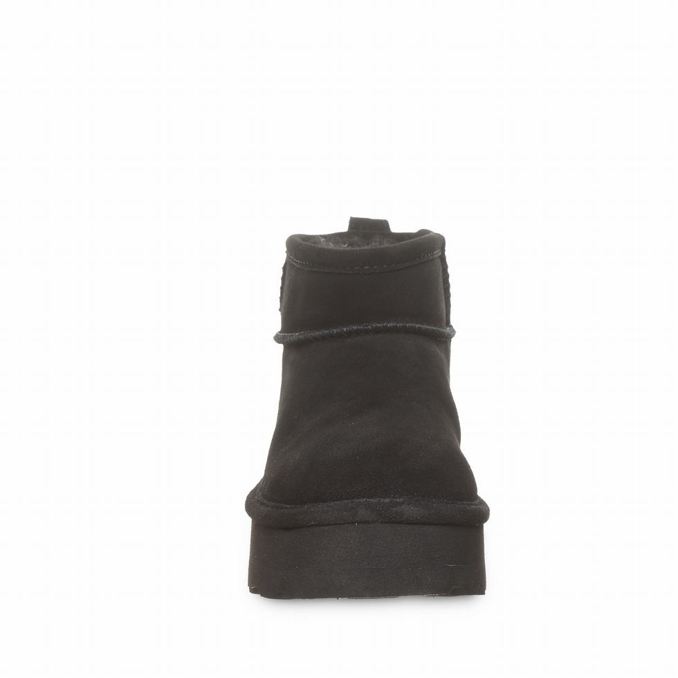 Bearpaw Retro Shorty Platform Laarzen Dames Zwart | HGY1494PZ