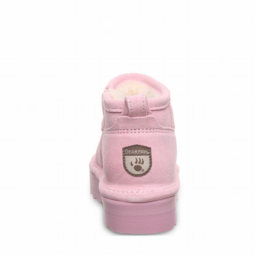 Bearpaw Retro Shorty Youth Laarzen Kinderen Roze | OXO4638DI