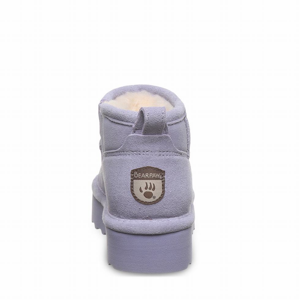 Bearpaw Retro Shorty Youth Laarzen Kinderen Paars | SBZ8857RZ