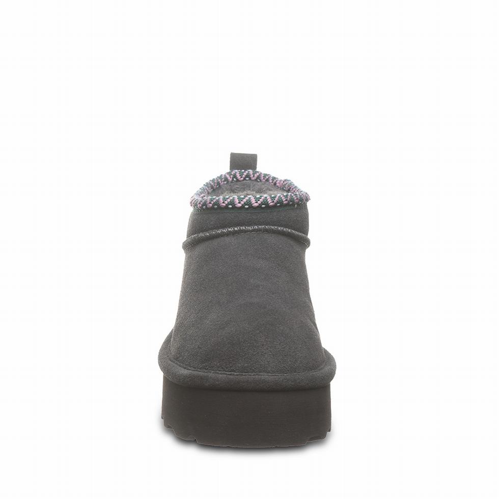 Bearpaw Retro Super Shorty Deco Platform Laarzen Dames Grijs | MYW5613UP