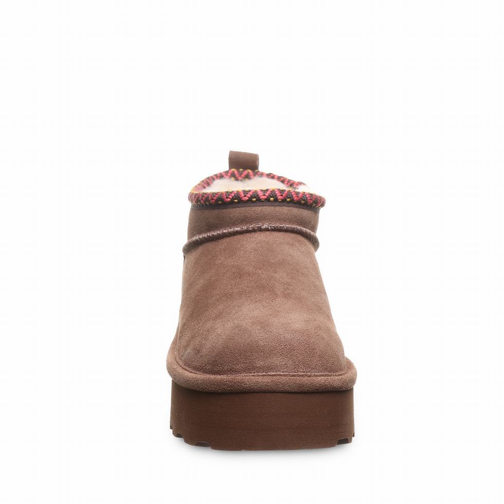 Bearpaw Retro Super Shorty Deco Platform Laarzen Dames Bruin | FWJ8618AQ