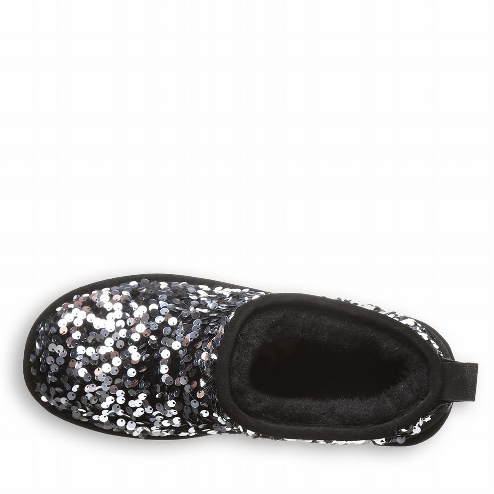 Bearpaw Retro Super Shorty Sequin Platform Laarzen Dames Grijs | JQP4210RZ