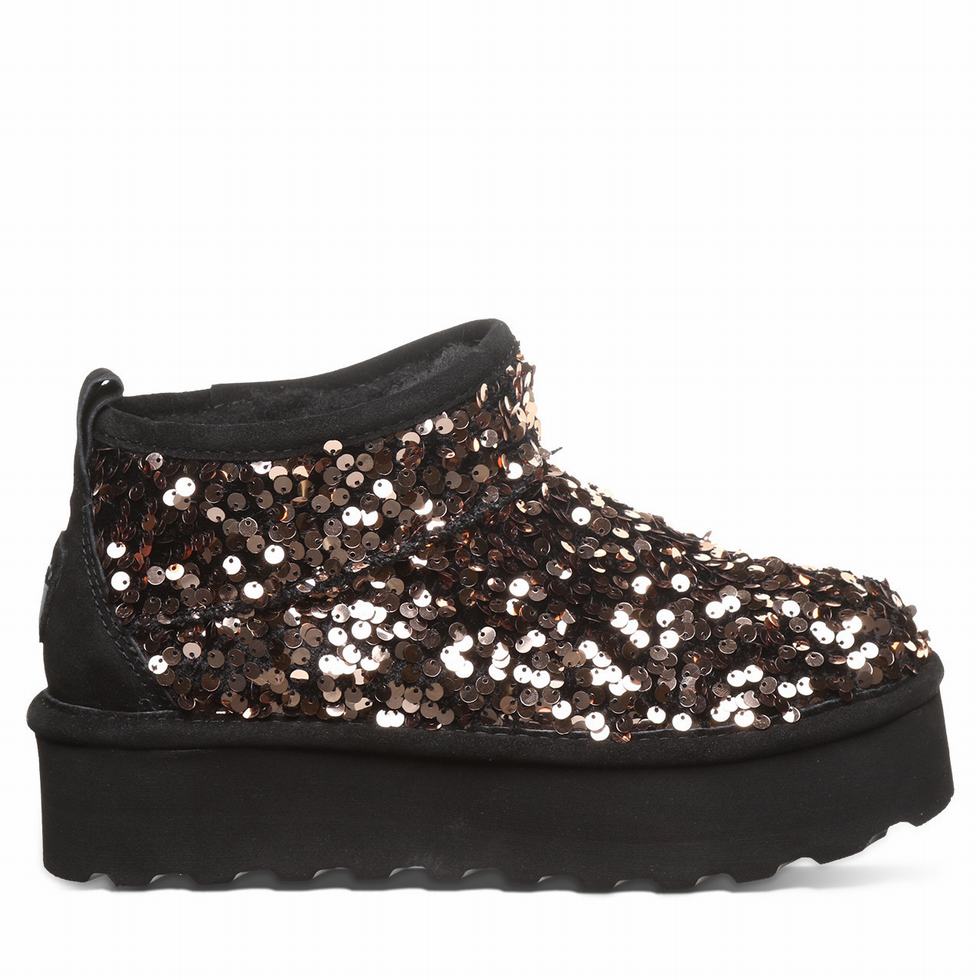 Bearpaw Retro Super Shorty Sequin Platform Laarzen Dames Bruin | UUP2890BX