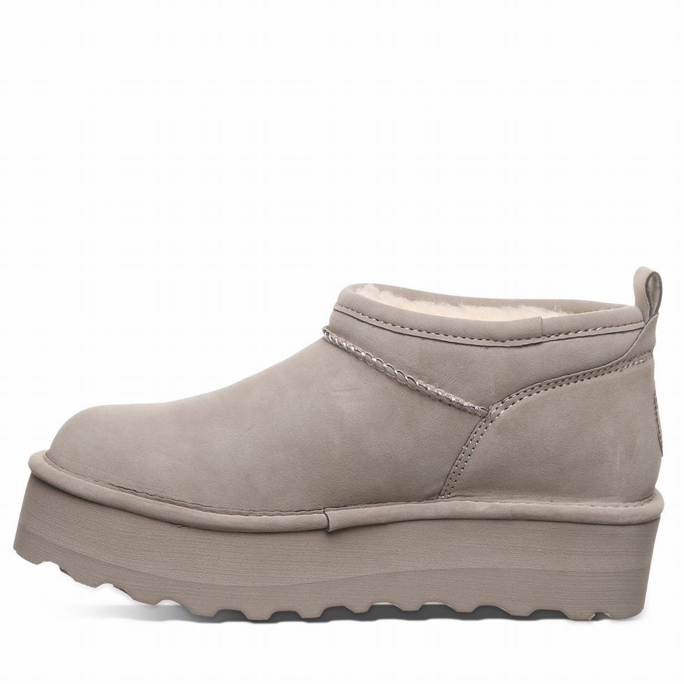 Bearpaw Retro Super Shorty Vegan Platform Laarzen Dames Beige | KBB5131UX