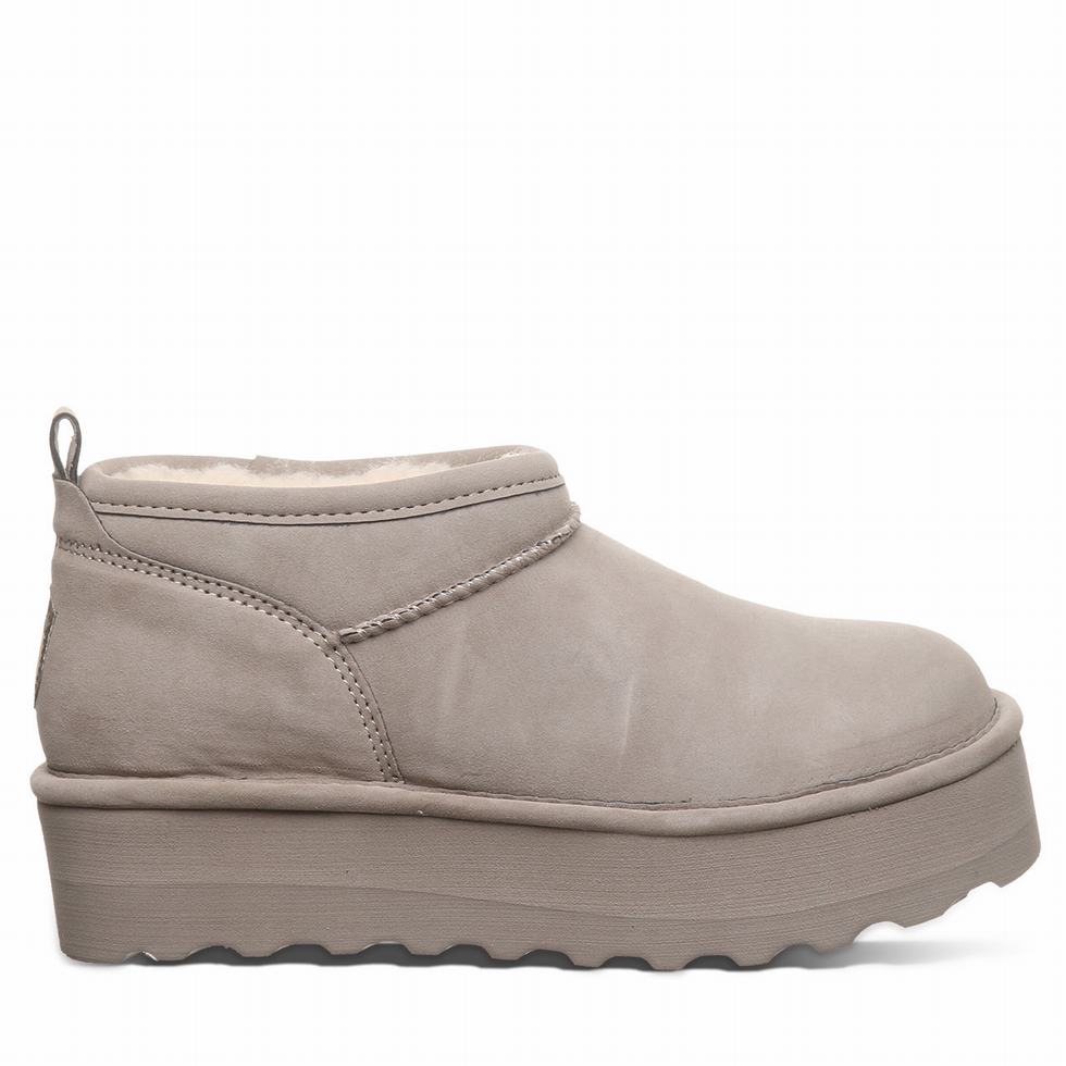 Bearpaw Retro Super Shorty Vegan Platform Laarzen Dames Beige | KBB5131UX