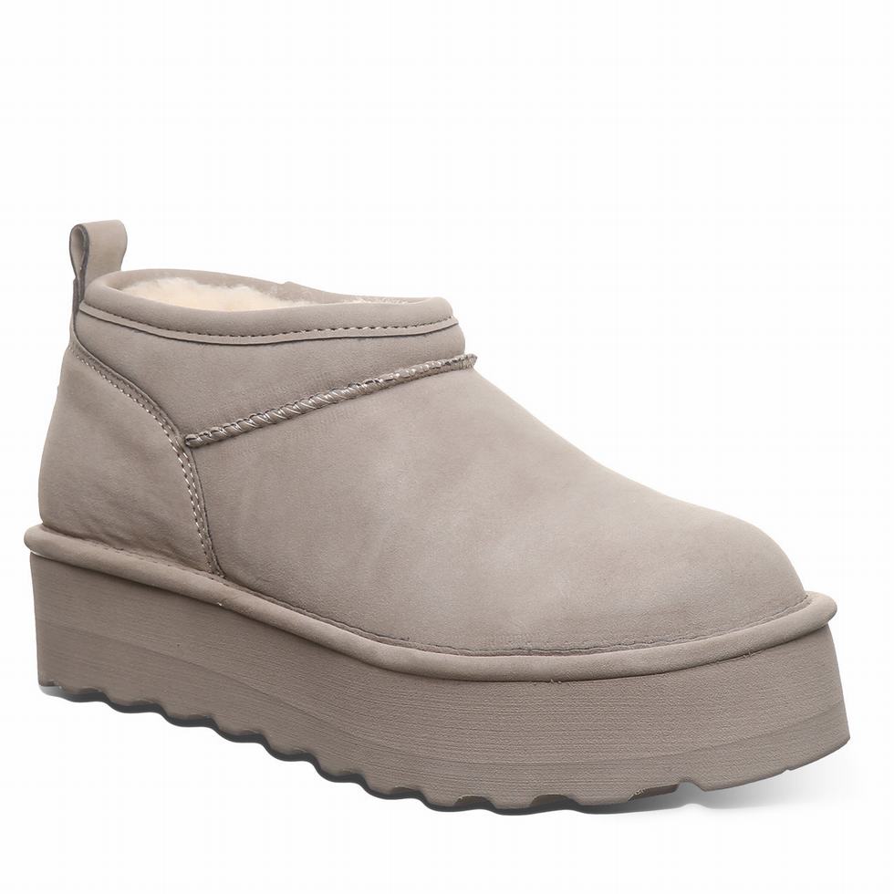 Bearpaw Retro Super Shorty Vegan Platform Laarzen Dames Beige | KBB5131UX