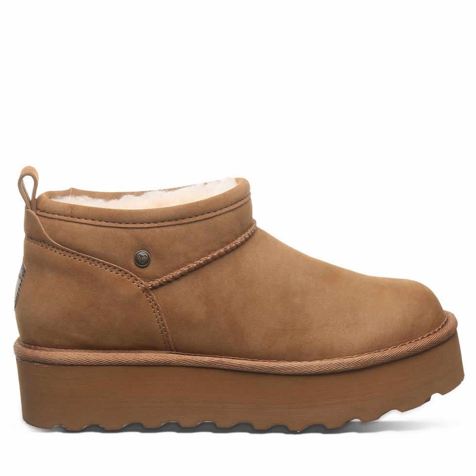 Bearpaw Retro Super Shorty Vegan Platform Laarzen Dames Bruin | WJJ2163AU