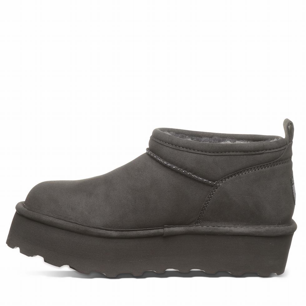 Bearpaw Retro Super Shorty Vegan Platform Laarzen Dames Grijs | CVZ560QJ