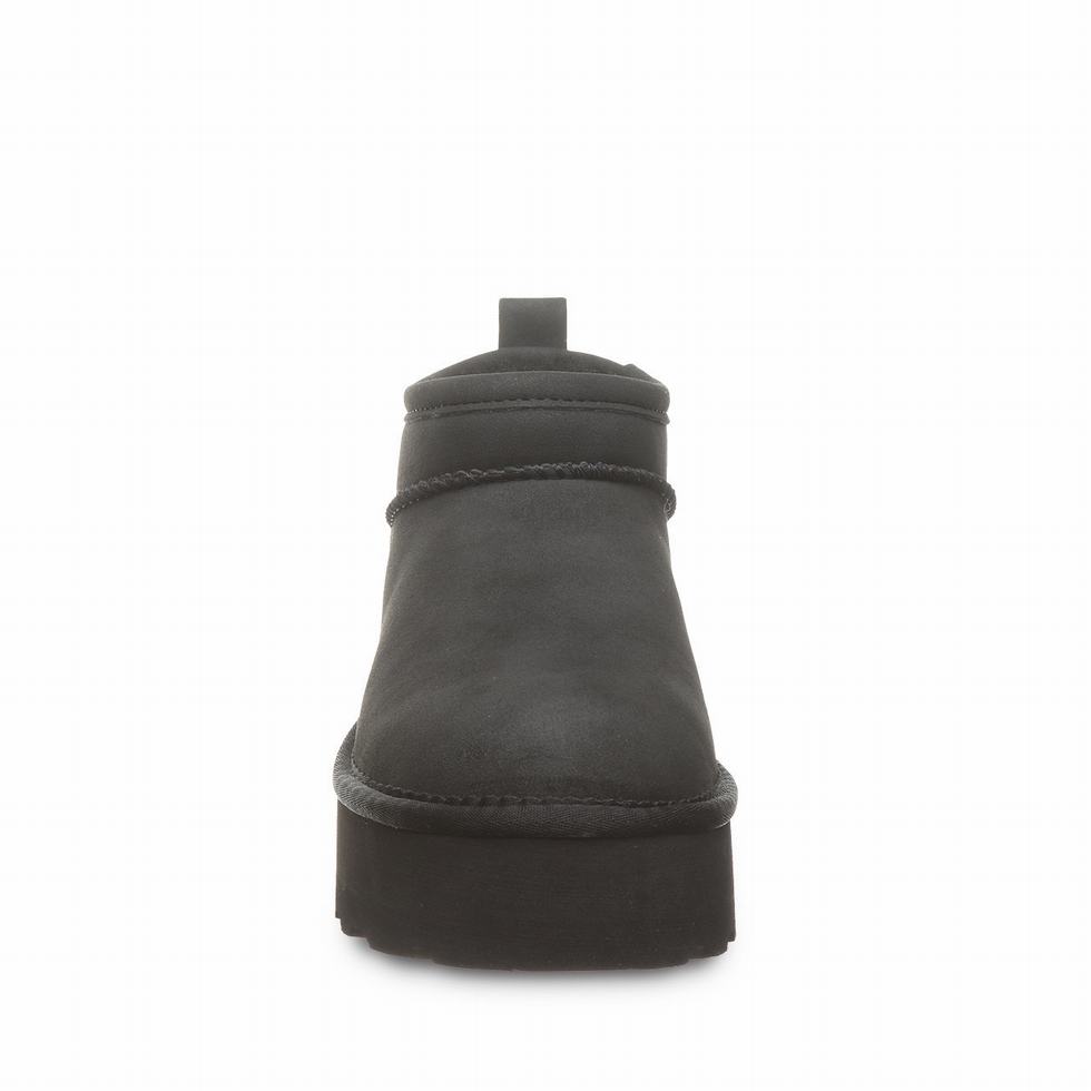 Bearpaw Retro Super Shorty Vegan Platform Laarzen Dames Zwart | KHU8696VA