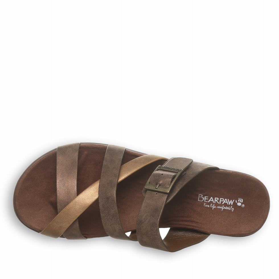 Bearpaw Rhodes Sandalen Dames Bruin | EWK95100WC