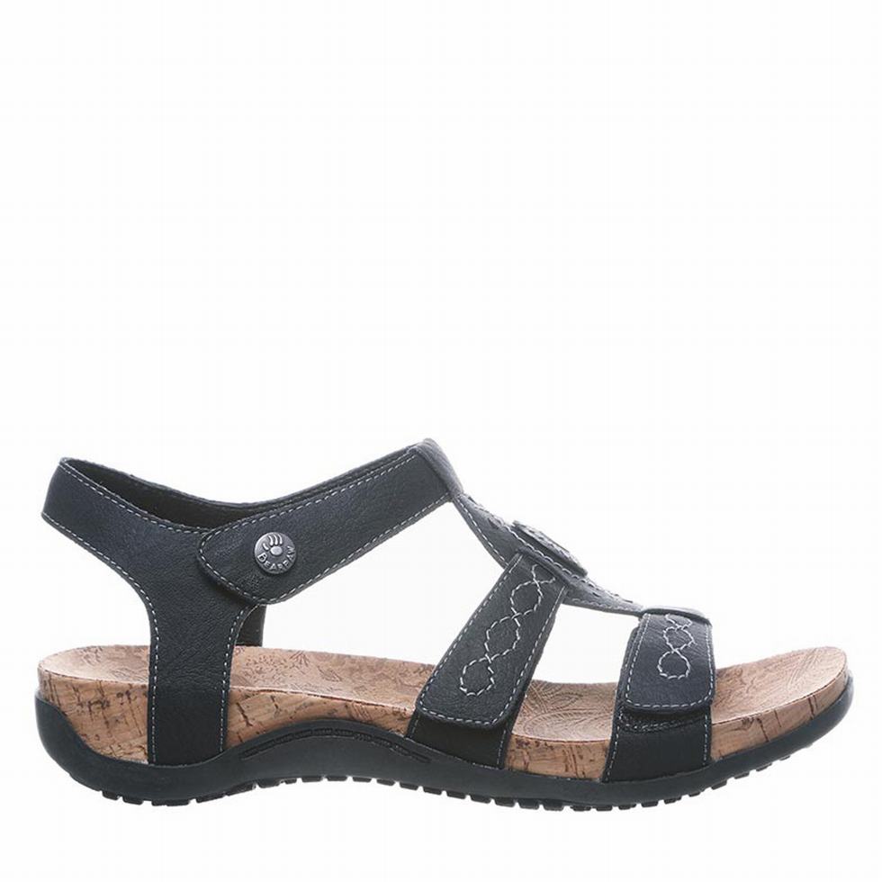 Bearpaw Ridley II Sandalen Dames Zwart | XOF9792FL