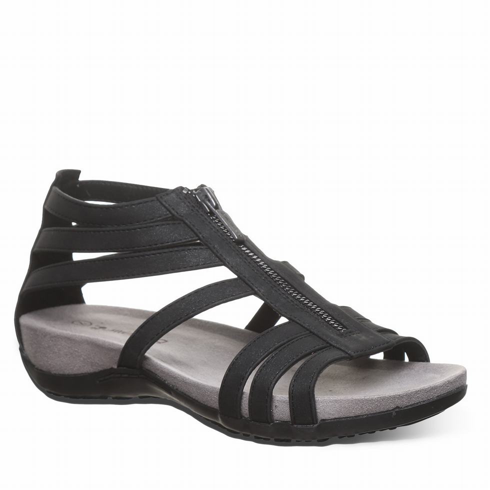 Bearpaw Ronda Sandalen Dames Zwart | EMQ5824TV