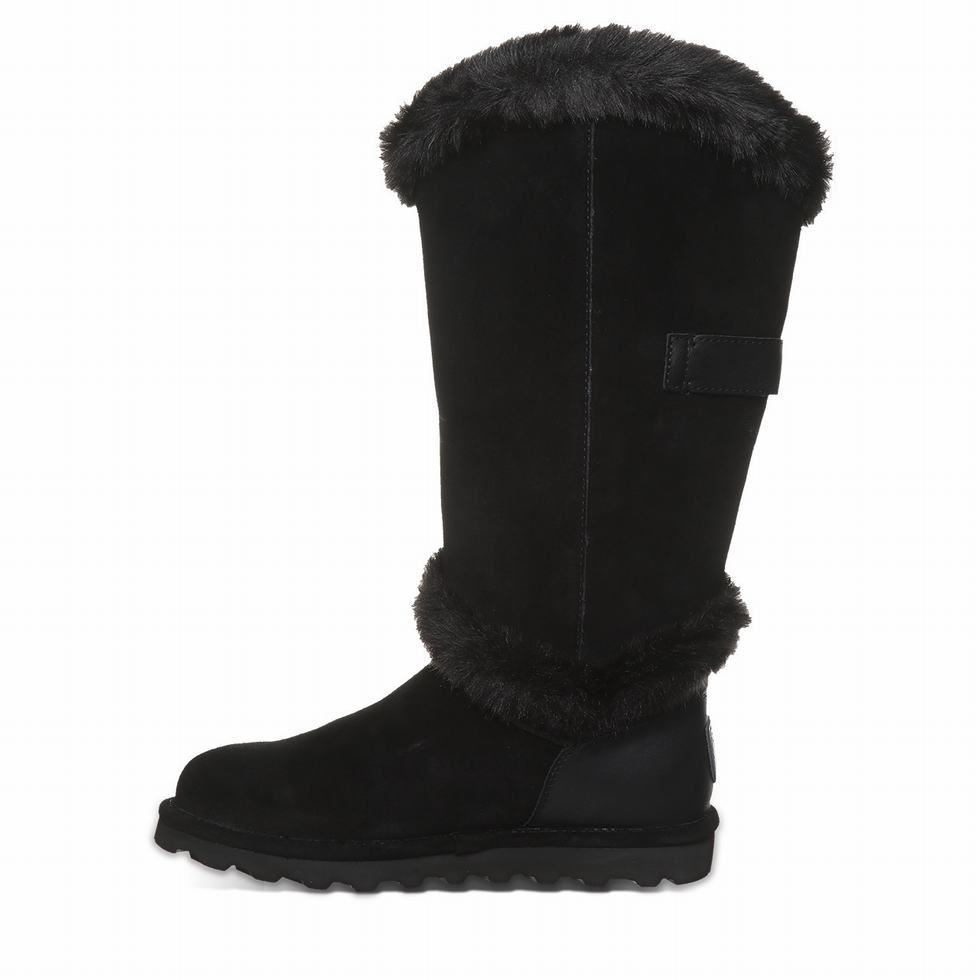 Bearpaw Sheilah Laarzen Dames Zwart | RWG8755AB