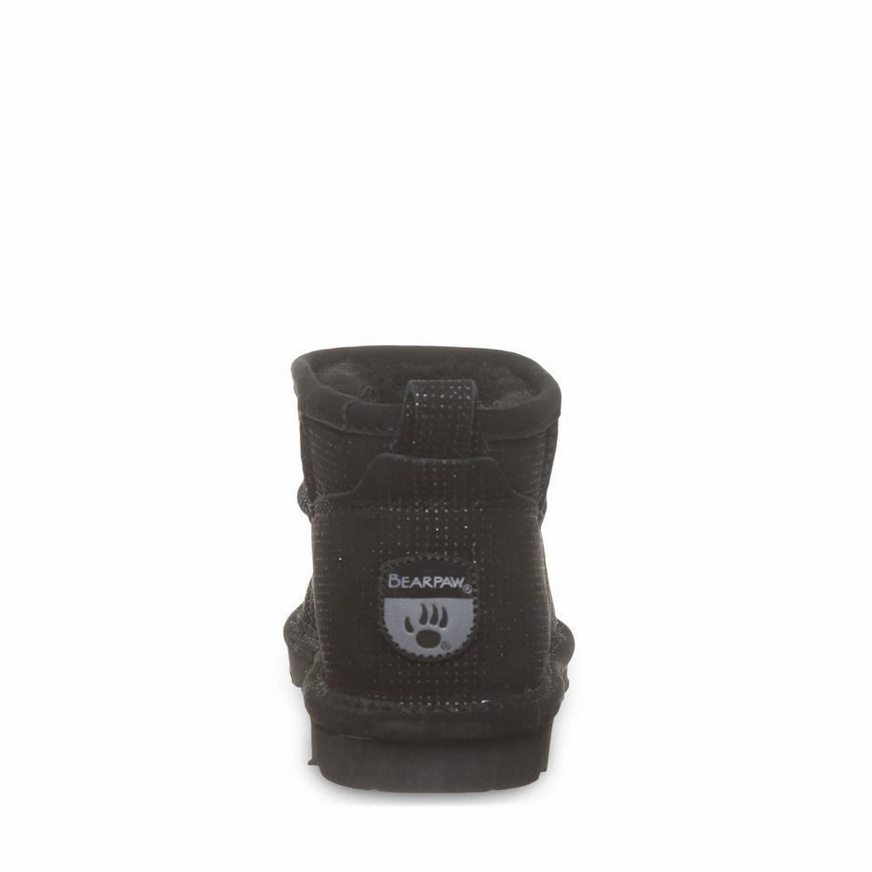 Bearpaw Shorty Exotic Laarzen Dames Zwart | HZQ5364DR