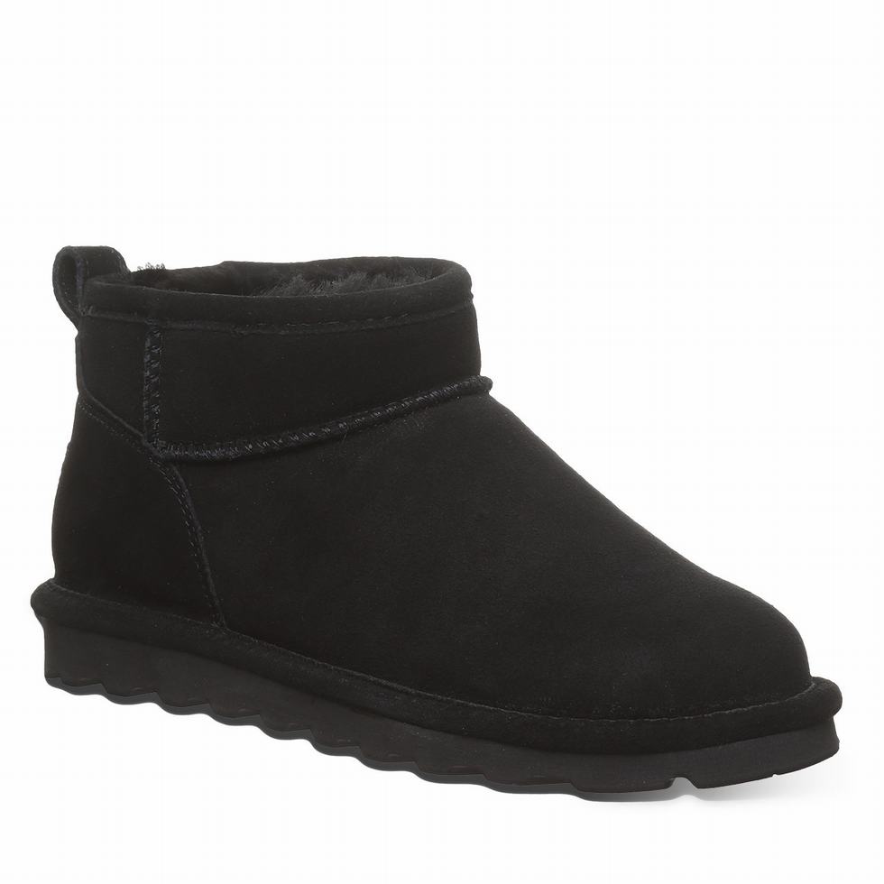 Bearpaw Shorty Laarzen Dames Zwart | XCX9635VI