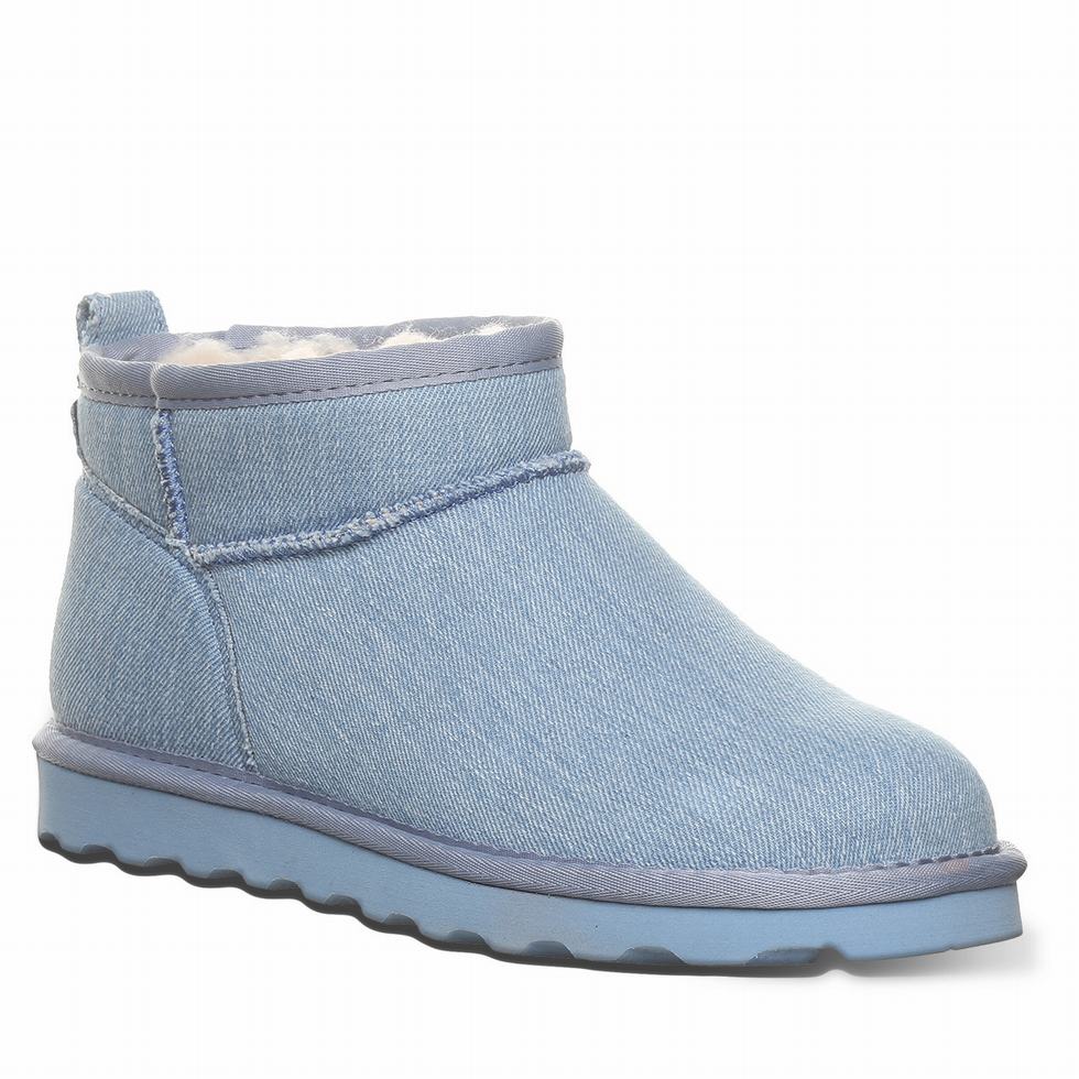 Bearpaw Shorty Vegan Laarzen Dames Blauw | KGD4192JP