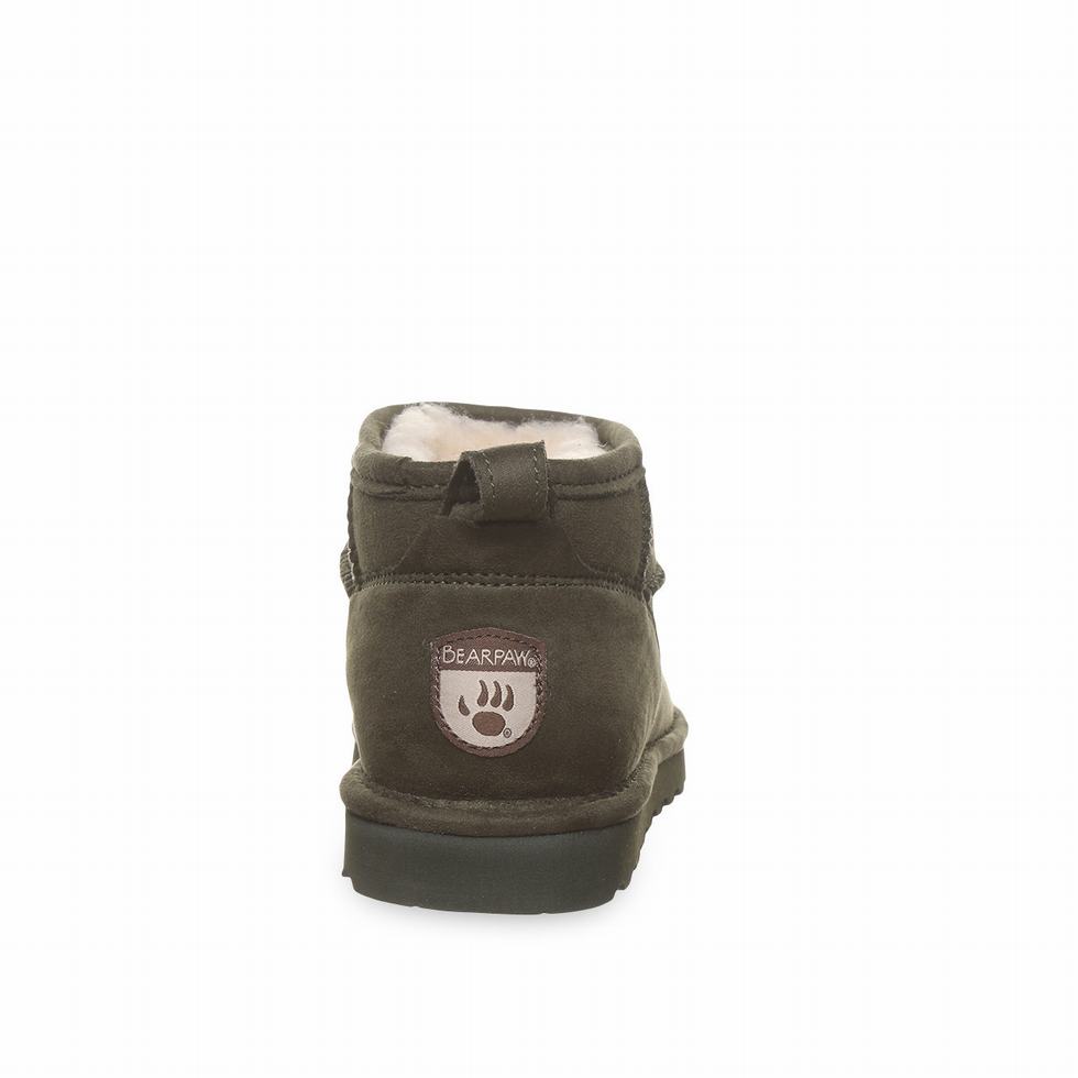 Bearpaw Shorty Vegan Laarzen Dames Groen | FEM4689CO