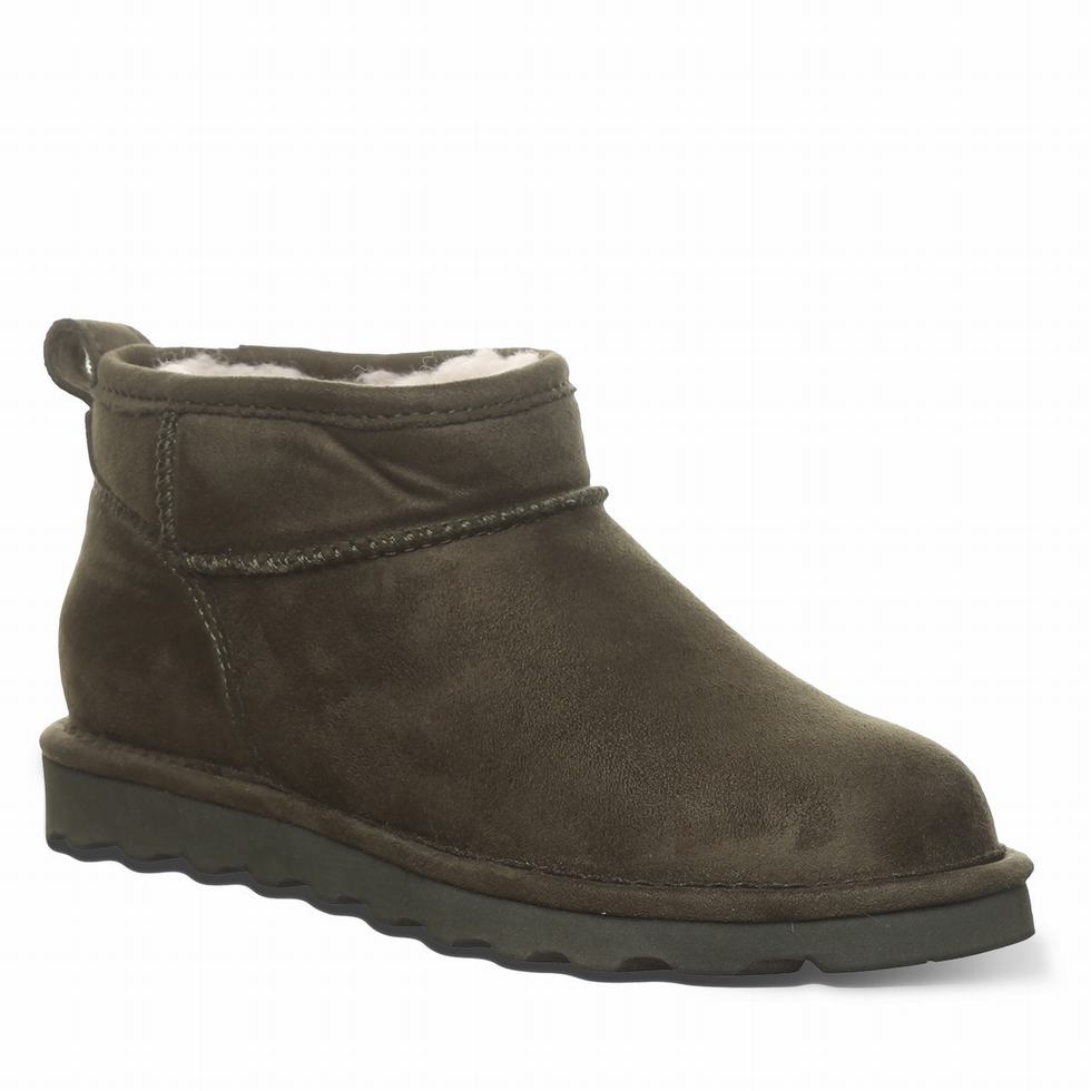 Bearpaw Shorty Vegan Laarzen Dames Groen | FEM4689CO