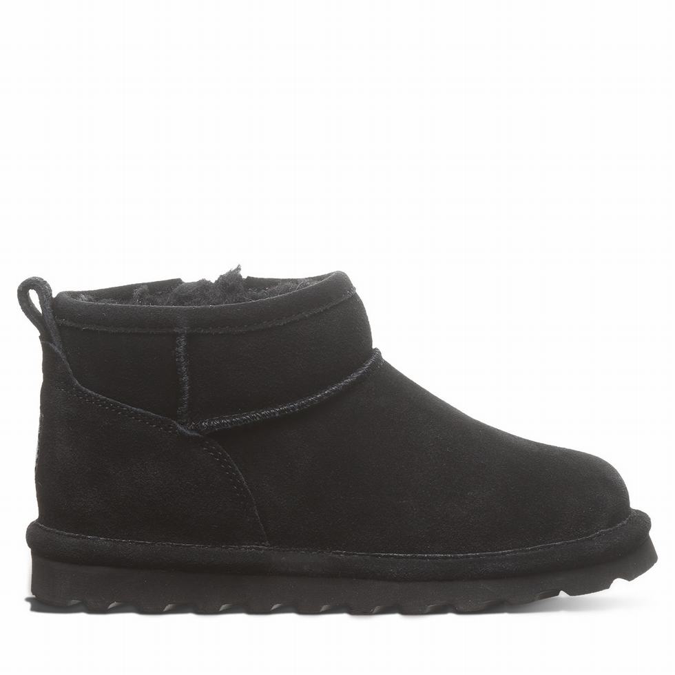 Bearpaw Shorty Youth Laarzen Kinderen Zwart | VFK9169BL