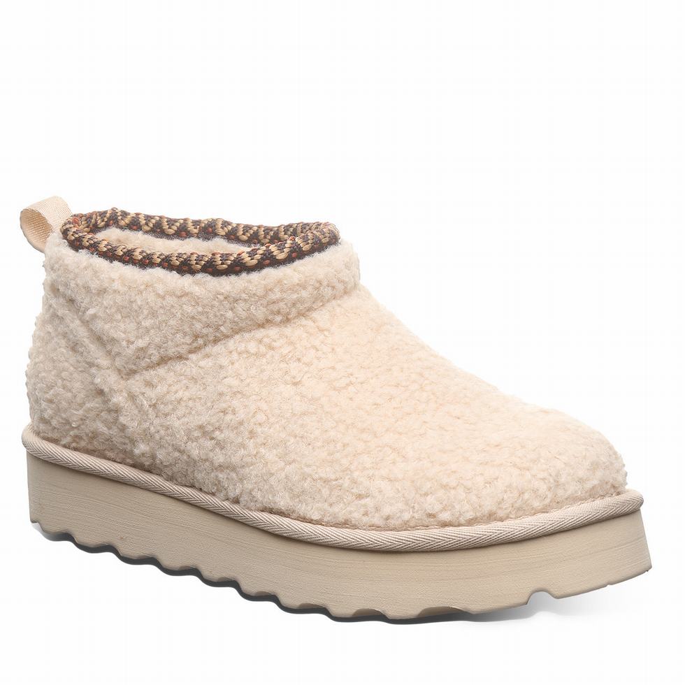 Bearpaw Snuggle Daphne Deco Laarzen Dames Beige | GOS115EC