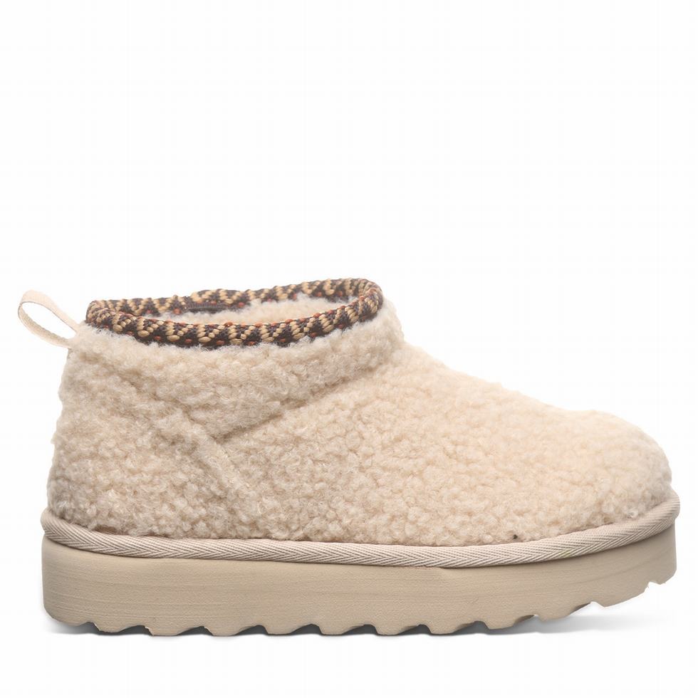 Bearpaw Snuggle Daphne Deco Youth Laarzen Kinderen Beige | DKX673HJ