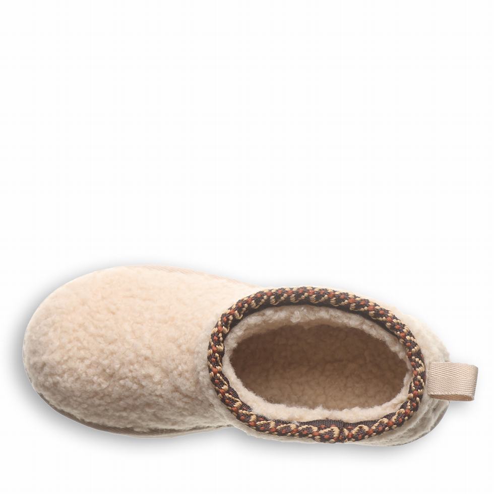 Bearpaw Snuggle Daphne Deco Youth Laarzen Kinderen Beige | DKX673HJ