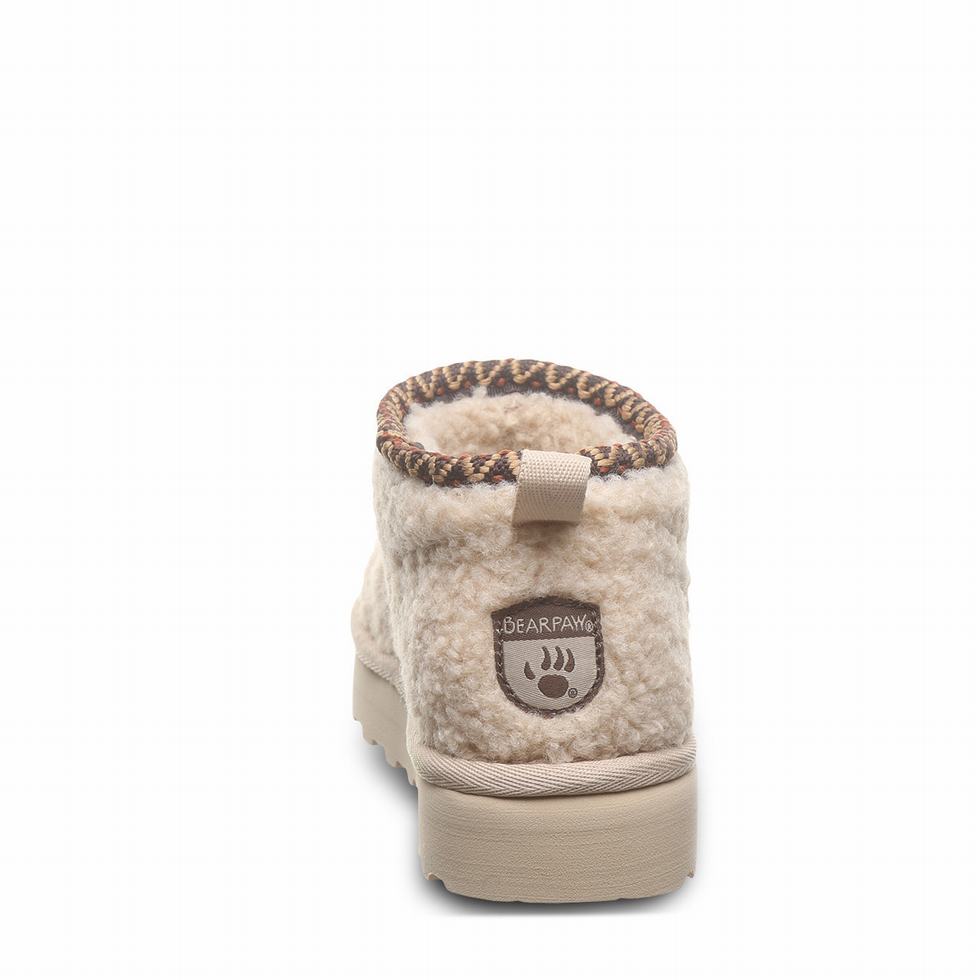 Bearpaw Snuggle Daphne Deco Youth Laarzen Kinderen Beige | DKX673HJ