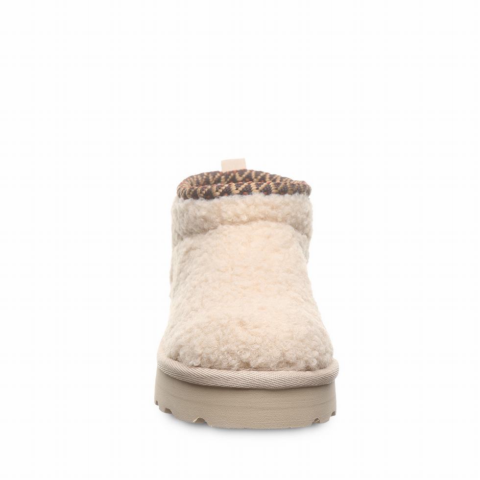 Bearpaw Snuggle Daphne Deco Youth Laarzen Kinderen Beige | DKX673HJ