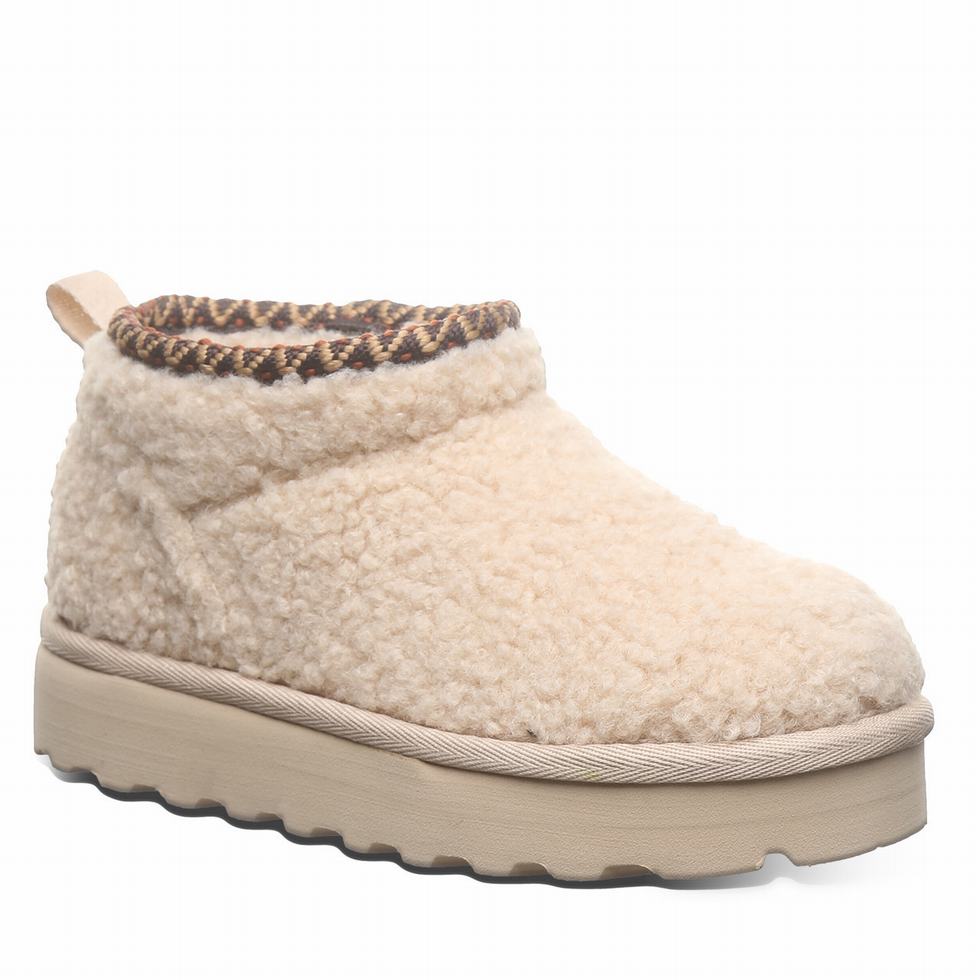 Bearpaw Snuggle Daphne Deco Youth Laarzen Kinderen Beige | DKX673HJ