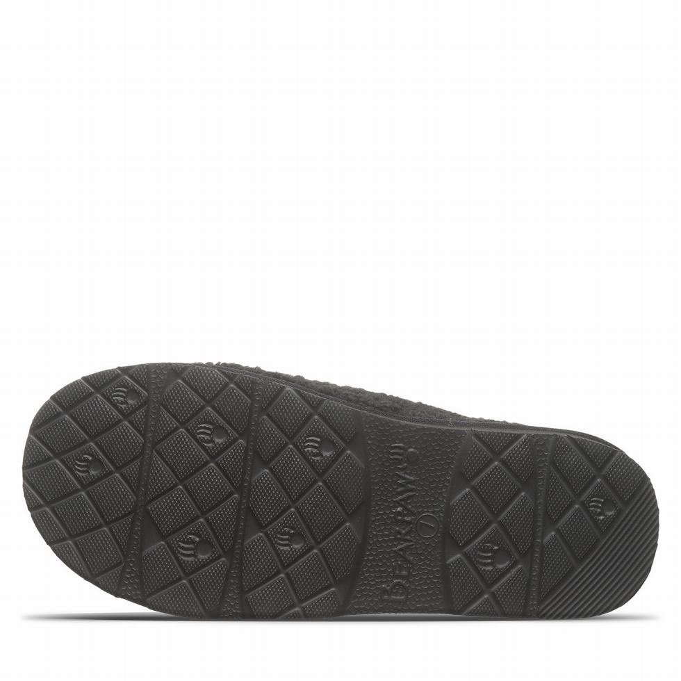 Bearpaw Snuggle Martis Pantoffels Dames Zwart | KOS9845IR