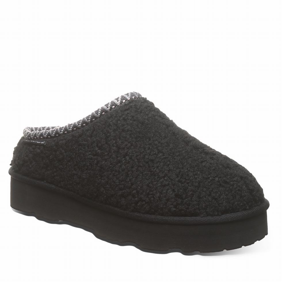 Bearpaw Snuggle Martis Pantoffels Dames Zwart | KOS9845IR