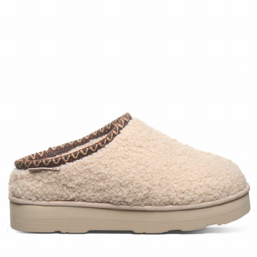 Bearpaw Snuggle Martis Pantoffels Dames Beige | DEN6661NX