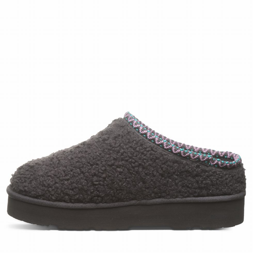 Bearpaw Snuggle Martis Pantoffels Dames Zwart | RDD5349PM