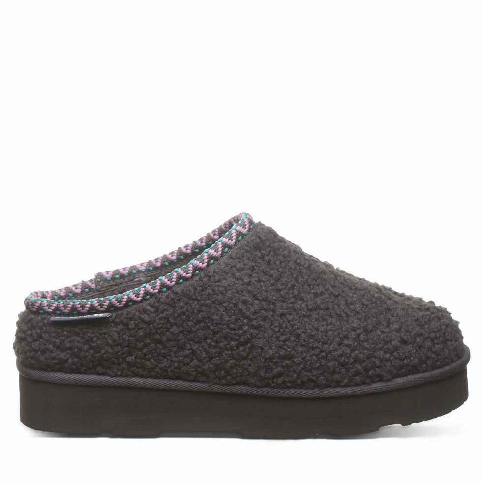 Bearpaw Snuggle Martis Pantoffels Dames Zwart | RDD5349PM