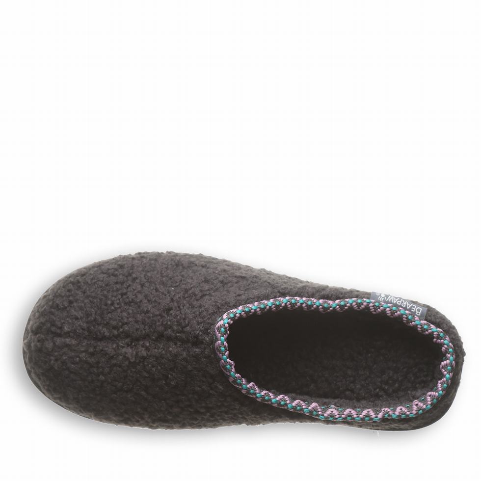 Bearpaw Snuggle Martis Pantoffels Dames Zwart | RDD5349PM